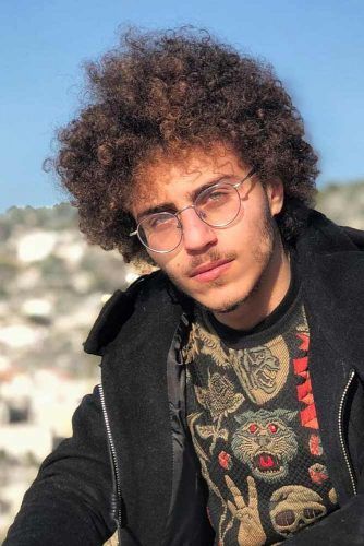 Perfect Jewfro #jewfrohairstyles #menhairstyles