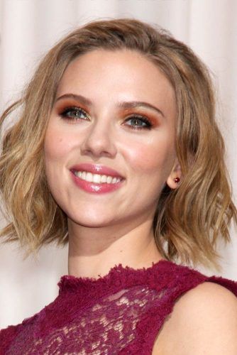 Messy Bob #scarlettjohansson #shorthair #hairstyles