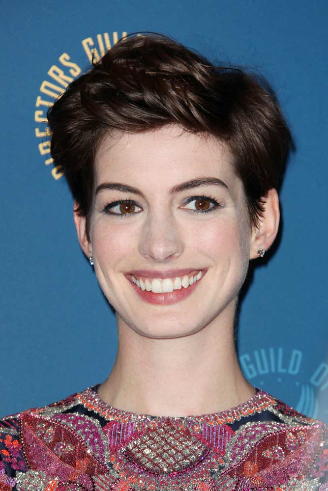 ASOS - Short hair: would you make the cut? Anne Hathaway and Léa Seydoux  have traded their formerly flowing hair for short, sharp crops. Would you  cut your hair short? Find out