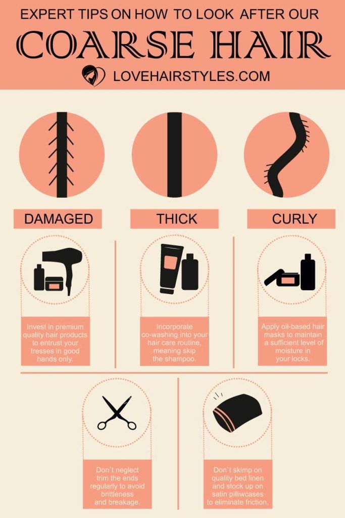 What Is Coarse Hair and How to Deal With It: Top Tip Infographic