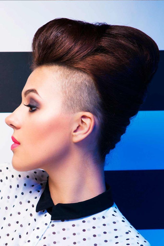 30 Cute Rebellious Half Shaved Head Hairstyles For Modern Girls