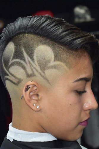 24 Cute Rebellious Half Shaved Head Hairstyles For Modern Girls