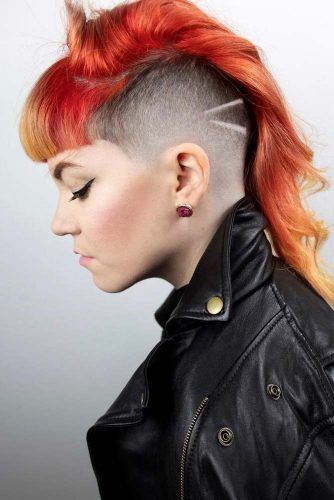 24 Cute Rebellious Half Shaved Head Hairstyles For Modern