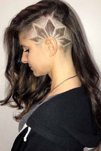 24 Cute Rebellious Half Shaved Head Hairstyles For Modern Girls