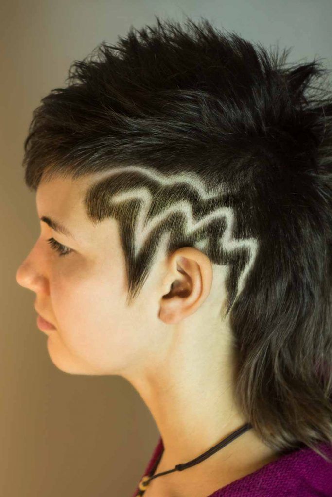 Shaved Side Head Designs For Females