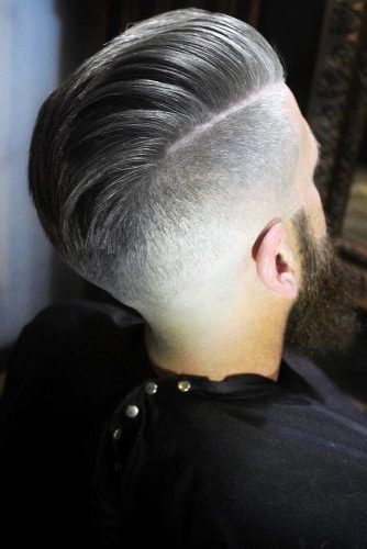 Brushed Back Top + Razor Fade #menshair #hardparthaircut #menshaircuts