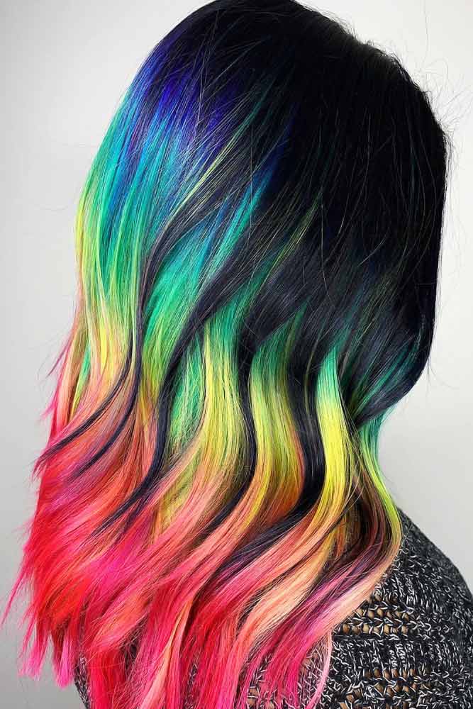 rainbow high black hair