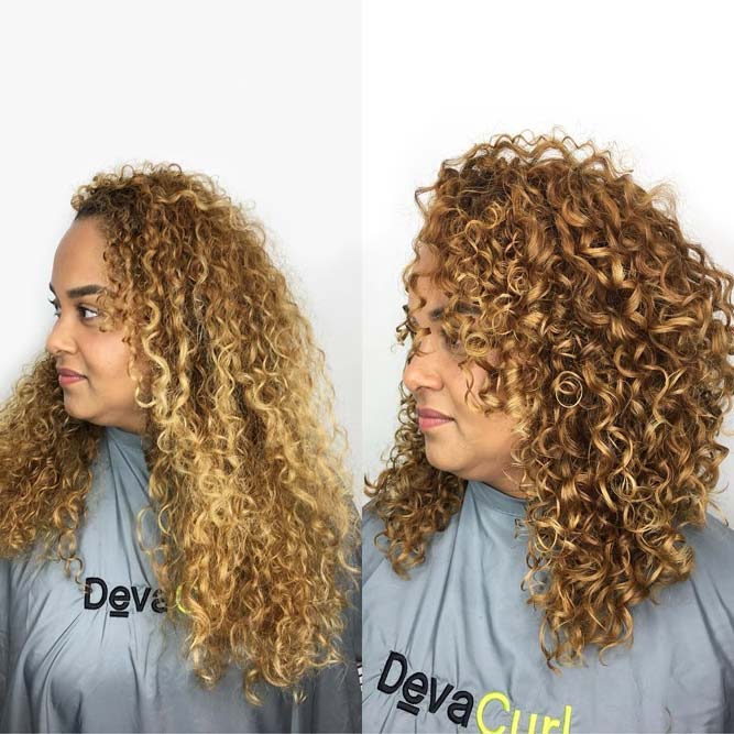 Tips For Your Deva Cut Before And After Routine #devacut #haircuts