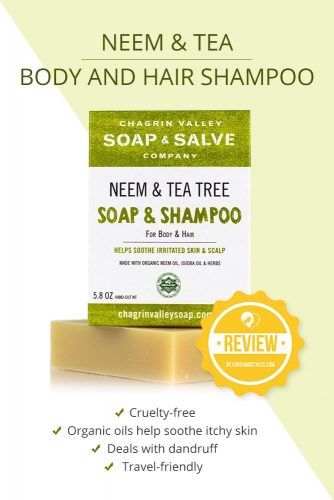 Neem & Tea Body And Hair Shampoo #shampoobar #hairproducts