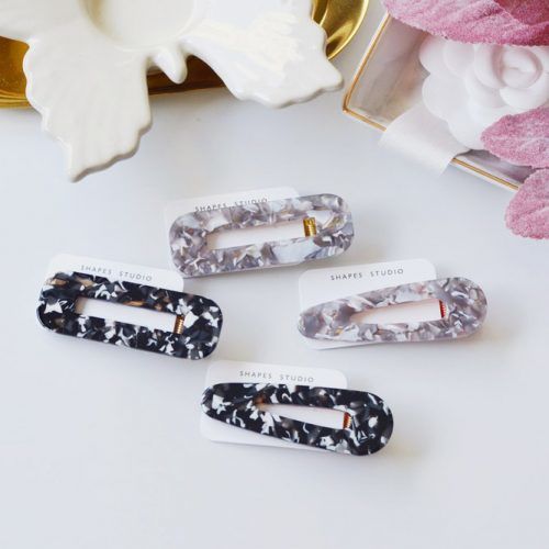Patterned Clips #hairclips #hairaccessories