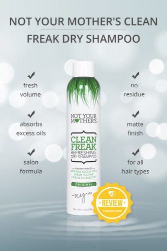 Not Your Mothers Clean Freak Dry Shampoo #dryshampoo #shampoo