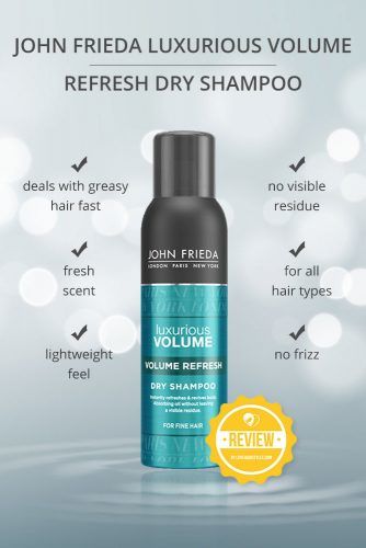 John Frieda Luxurious Volume Refresh Dry Shampoo #dryshampoo #shampoo