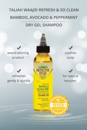 Taliah Waajid Refresh & So Clean Bamboo, Avocado & Peppermint Dry Gel Shampoo #dryshampoo #shampoo