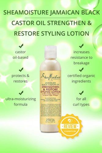 SheaMoisture Jamaican Black Castor Oil Strengthen & Restore Styling Lotion #naturalhairproducts #hairproducts