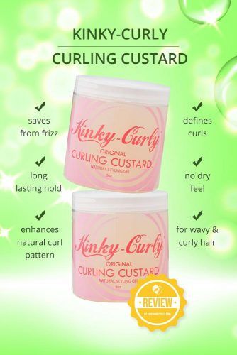 Kinky Curly Curling Custard #naturalhairproducts #hairproducts
