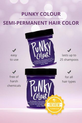 Punky Colour Semi Permanent Hair Color #purplehairdye #hairproducts