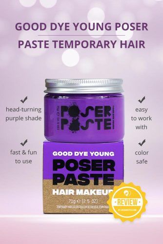 Good Dye Young Poser Paste Temporary Hair Makeup #purplehairdye #hairproducts