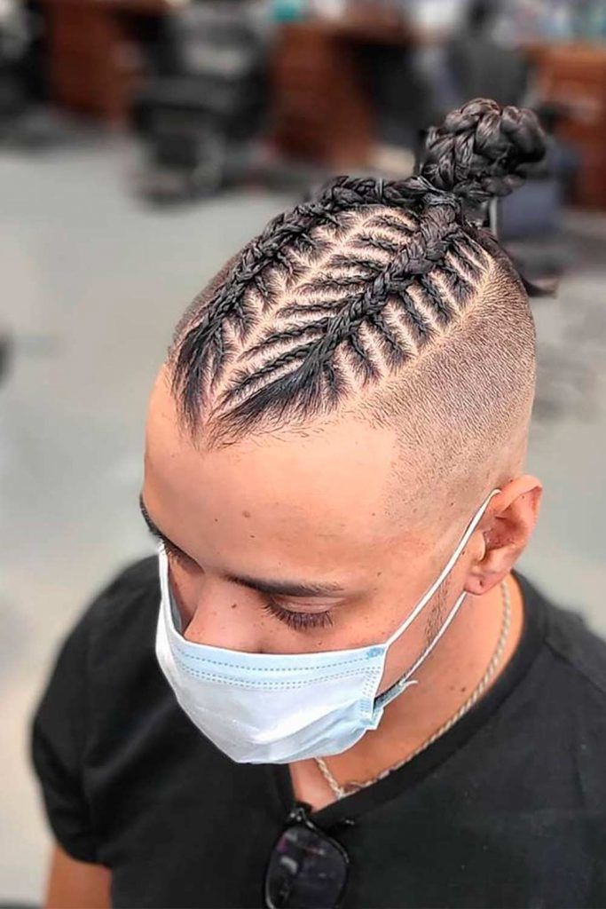 Samurai Hairstyle With Braid