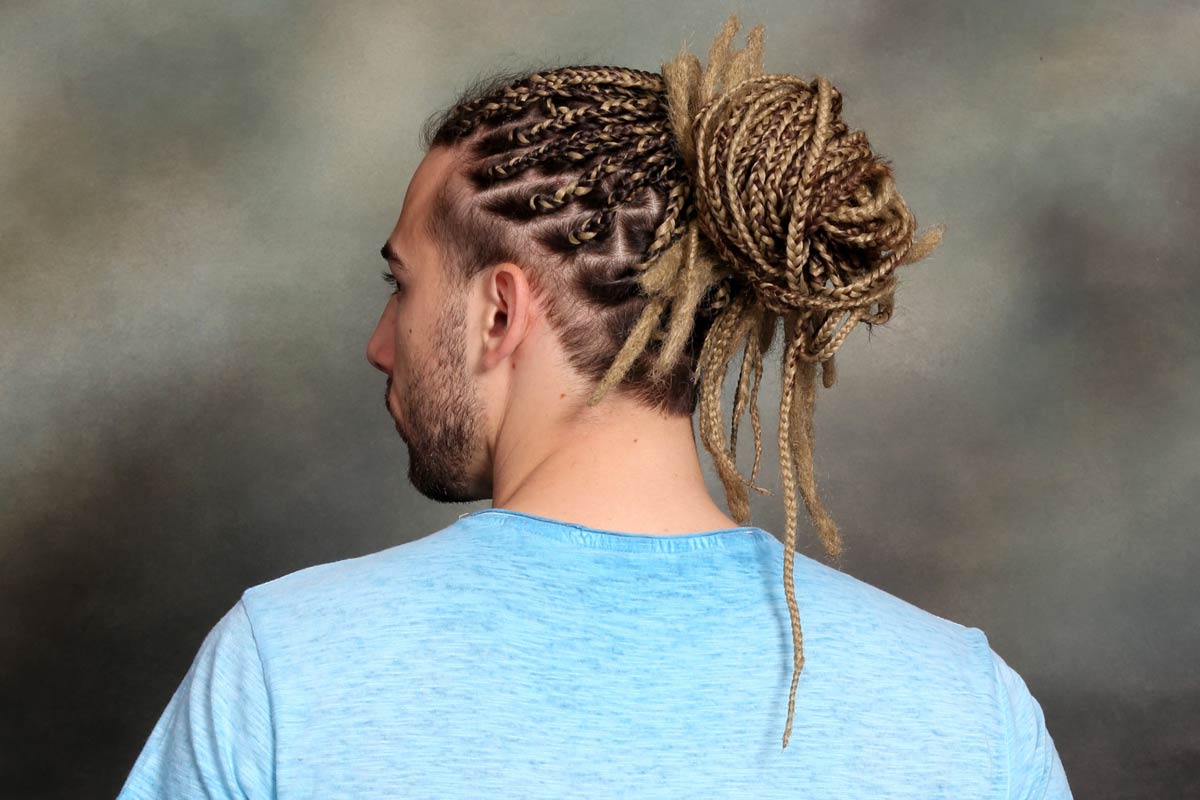 30 Trendy & Sophisticated Man Bun Braids Hairstyles Of All Time - 2023