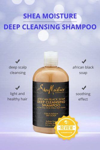Shea Moisture African Black Soap Deep Cleansing Shampoo #dandruffshampoo #shampoo #hairproducts