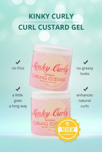 Kinky Curly Curl Custard Gel #hairgel #hairproducts