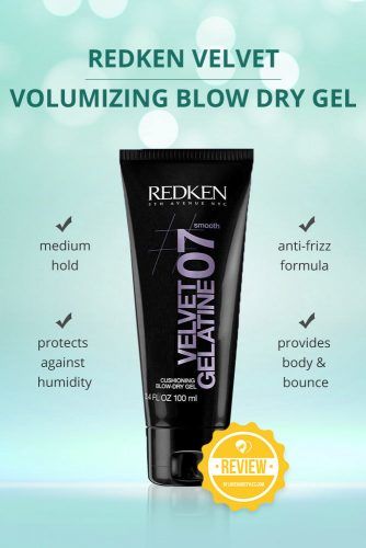 Redken Velvet Gelatine 07 Volumizing Blow Dry Gel #hairgel #hairproducts 