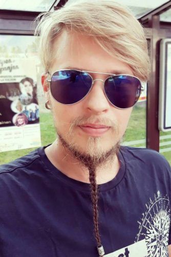Braided Goatee Beard #beard #braids #braidedbeard