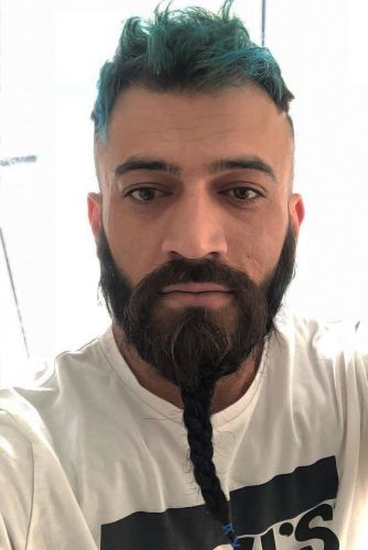 Classic Thick Braided Beard #beard #braids #braidedbeard