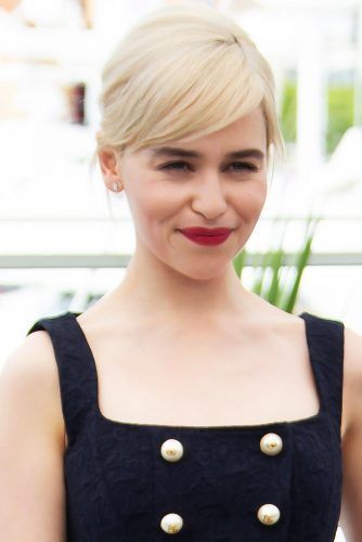 Emilia Clarke #hairtransformation #celebrityhairtransformation