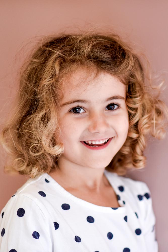 Curly Layered Bob #littlegirlhaircuts #haircuts