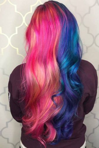 Aesthetic Half Split Dyed Hair Largest Wallpaper Portal