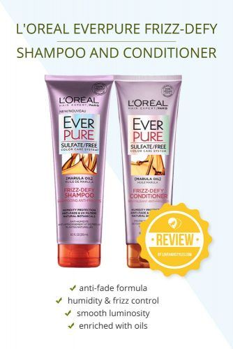 LOreal EverPure Frizz Defy Shampoo And Conditioner #shampooandconditioner #hairproducts