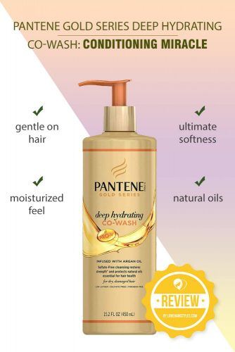 Pantene Gold Series Deep Hydrating Co-Wash: Conditioning Miracle #shampoo #sulfatefreeshampoo