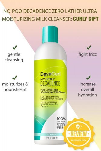 No-Poo Decadence Zero Lather Ultra Moisturizing Milk Cleanser: Curly Gift #shampoo #sulfatefreeshampoo