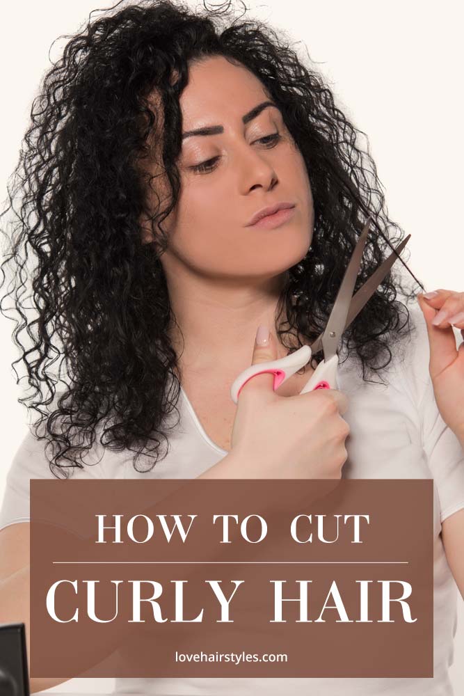 Trimming Curly Hair #howtocutyourownhair 