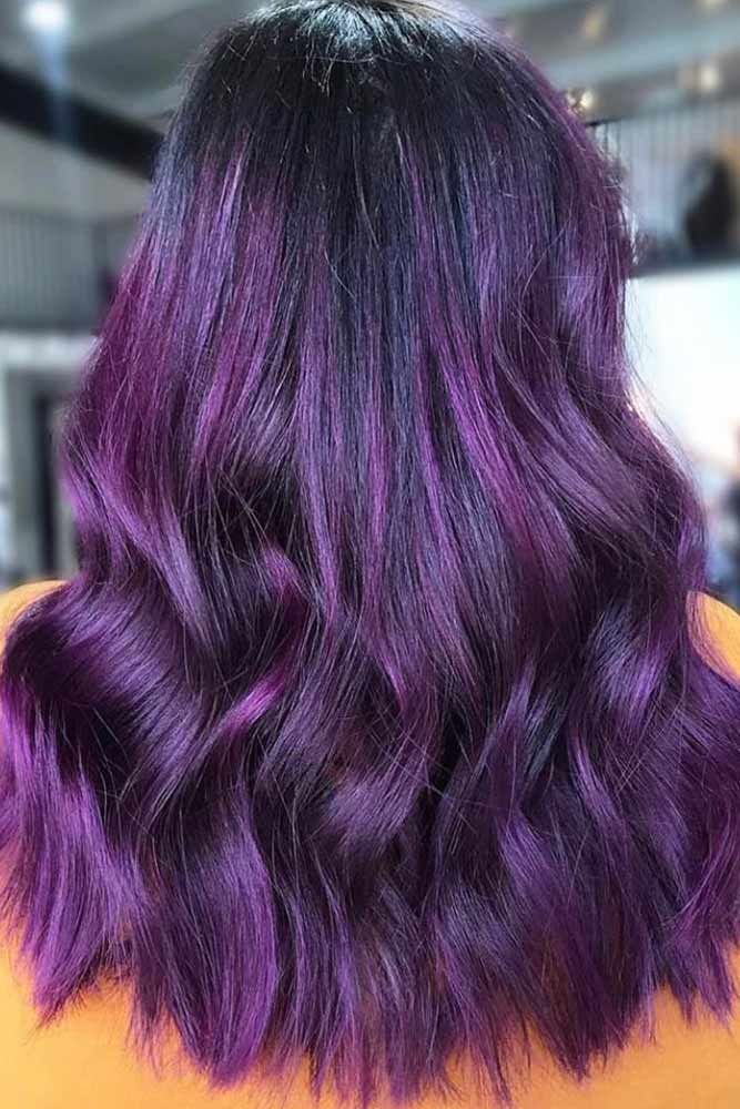 Electric Plum Color #plumhaircolor #plumhair