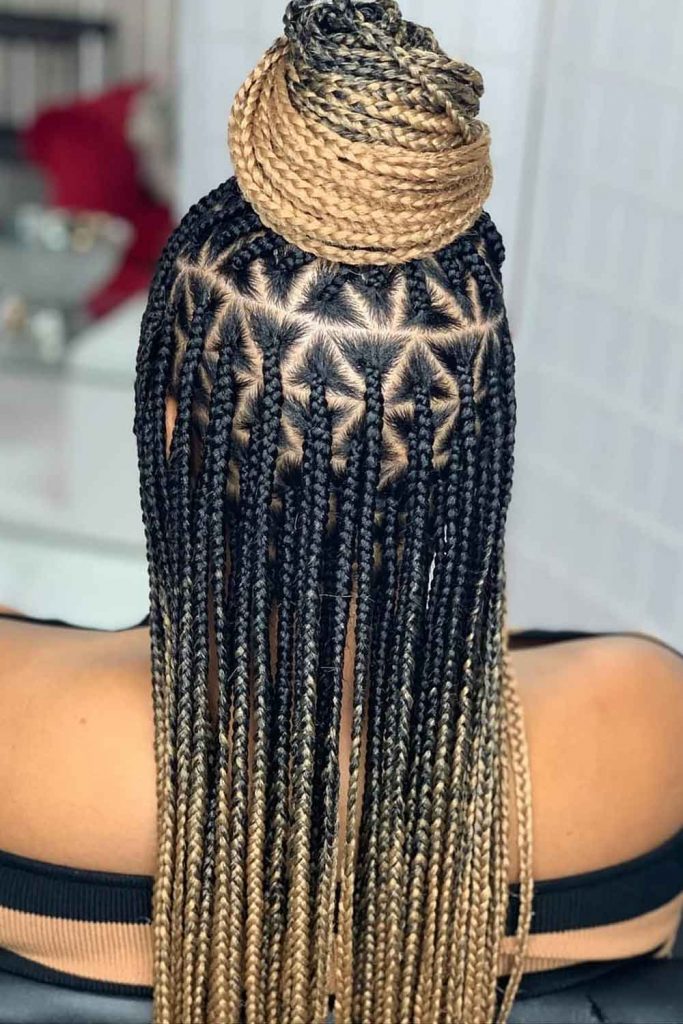 Featured image of post Pin Up Styles For Knotless Braids / Longer sections of hair are also ideal for adding decorations.