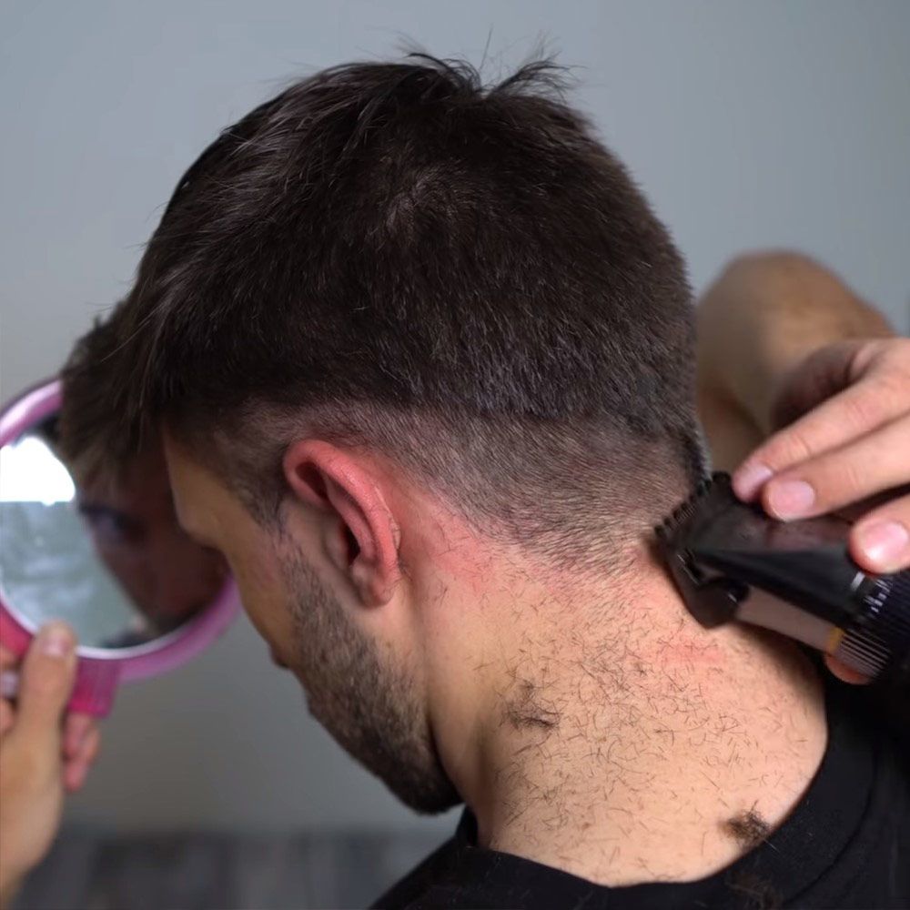 how to cut my own hair men