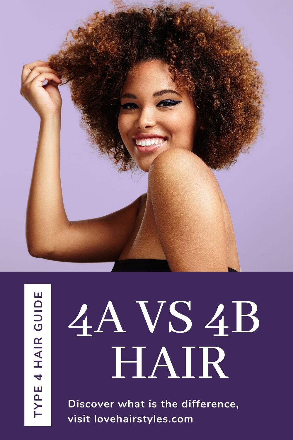 What is the difference between 4a and 4b hair?