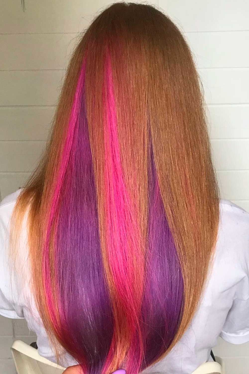 Purple and Pink Peekaboo 