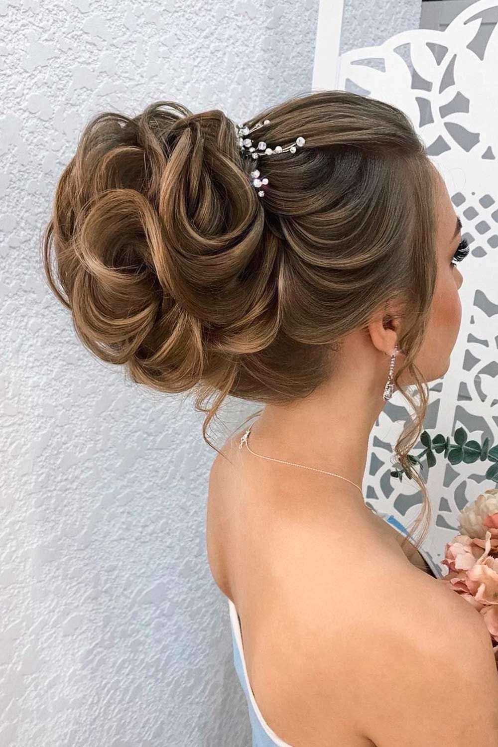 Wavy Updo Style For Long Hair