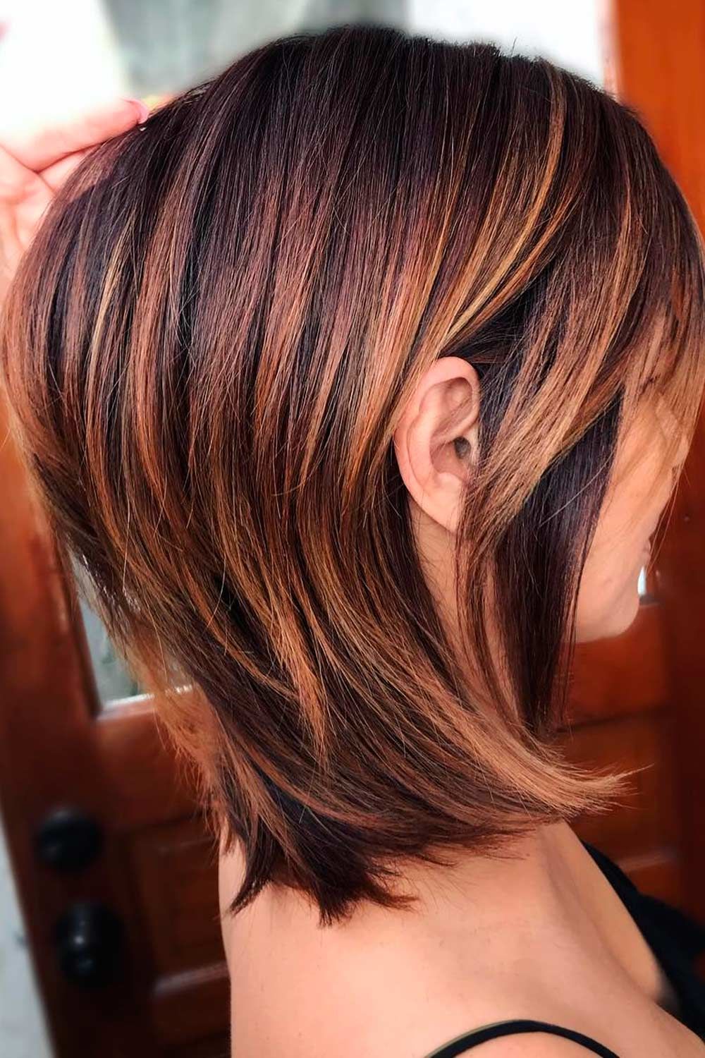 Aggregate 85 Golden Brown Hair Colour Highlights Super Hot In Eteachers   Golden Brown Hair Bob Dark 