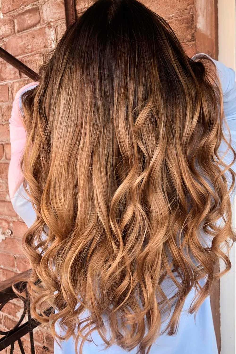 Golden Brown Ombre