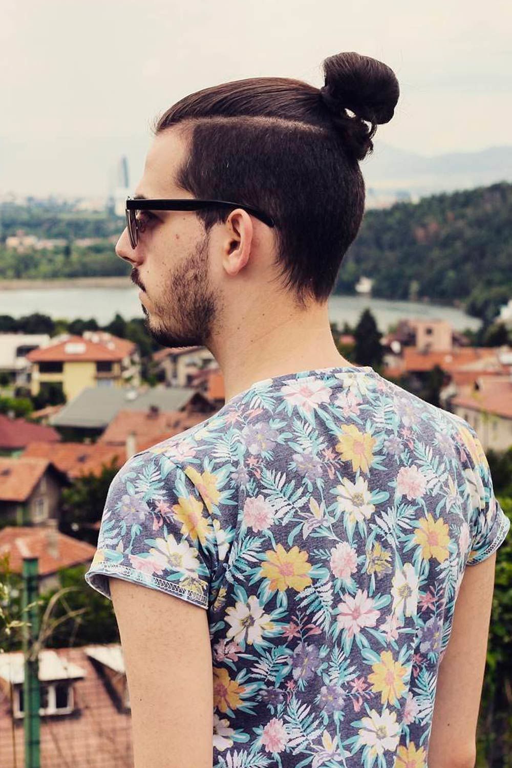 How To Get Style And Sport The On Trend Man Bun Hairstyle