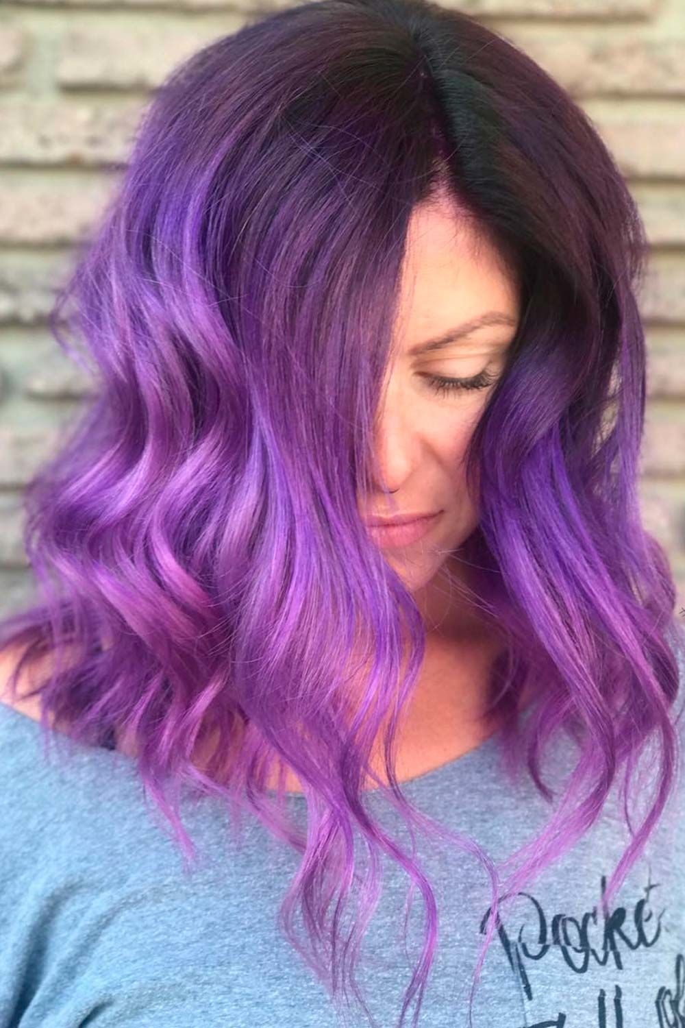Light Purple Black Hair