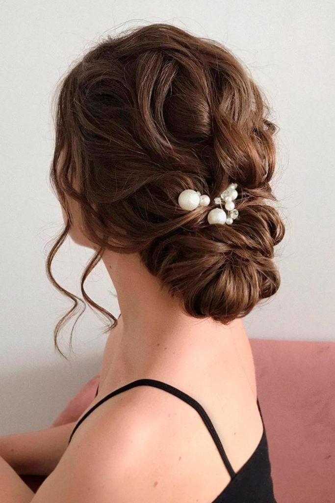 Wavy Updo Hairstyle