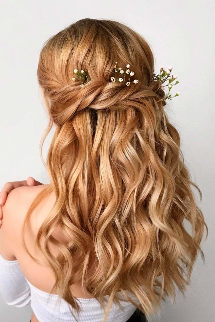 Twisted Hairstyle With Accessories
