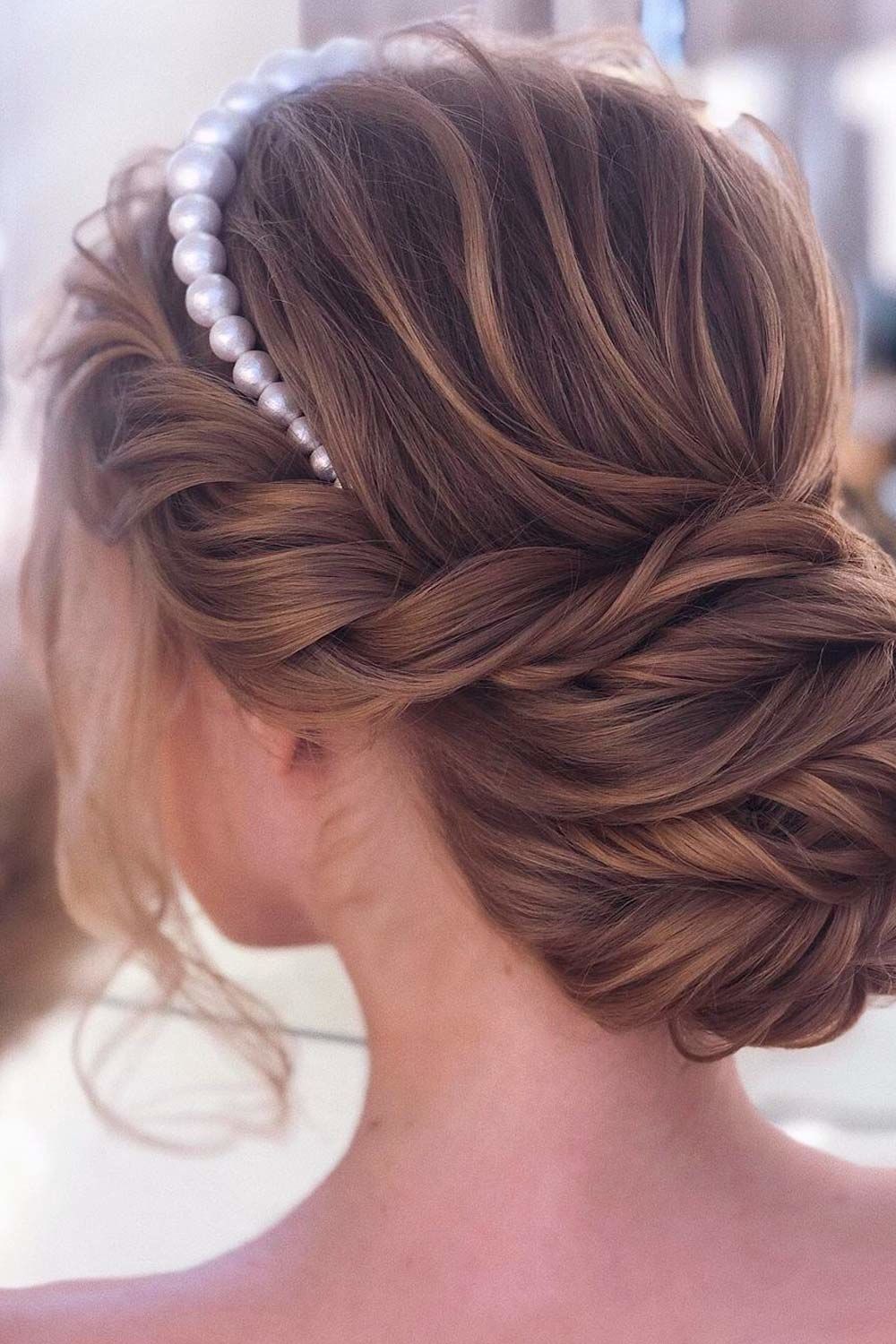 Updo Styles With Pearl Headband