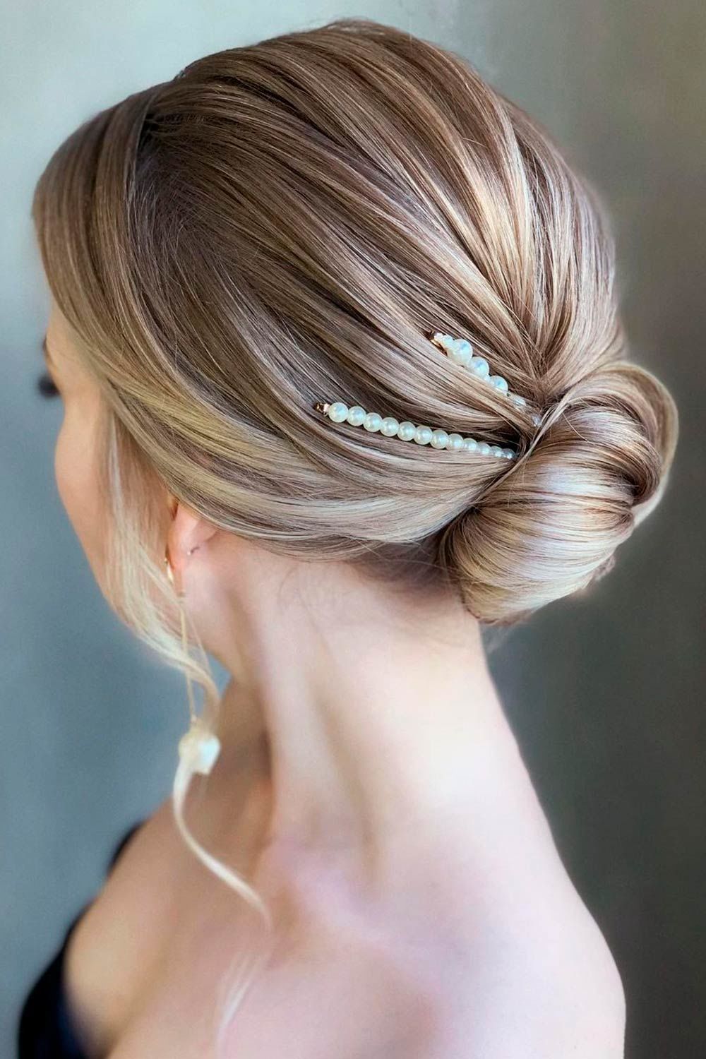 Simple Low Buns Hairstyle