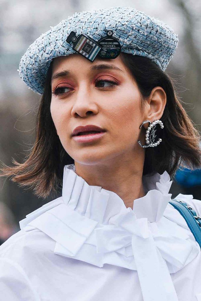 Edgy Decorated Berets beret short hair, beret hairstyles, beret hair